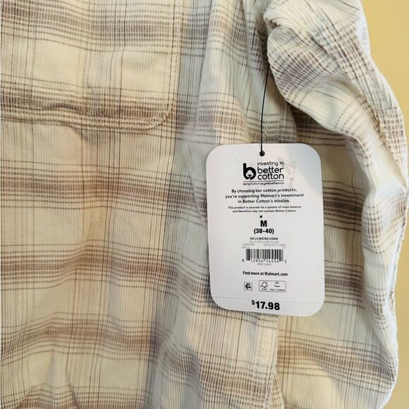 George White and Brown Casual Button Down Shirt - Picture 5 of 7